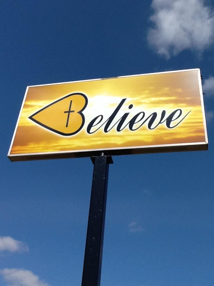 Believe - Sign